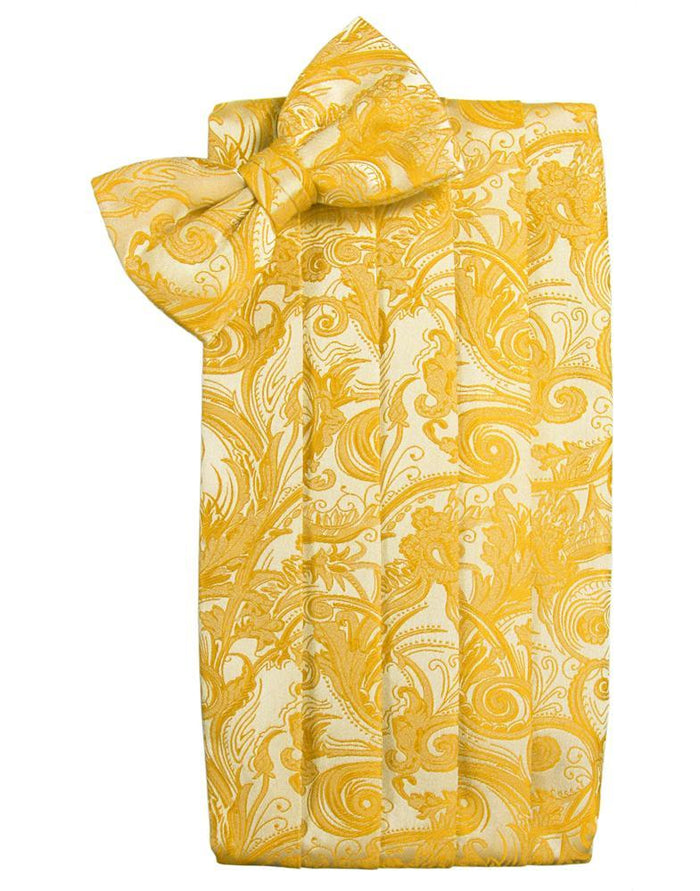 Tangerine Tapestry Cummerbund Cardi