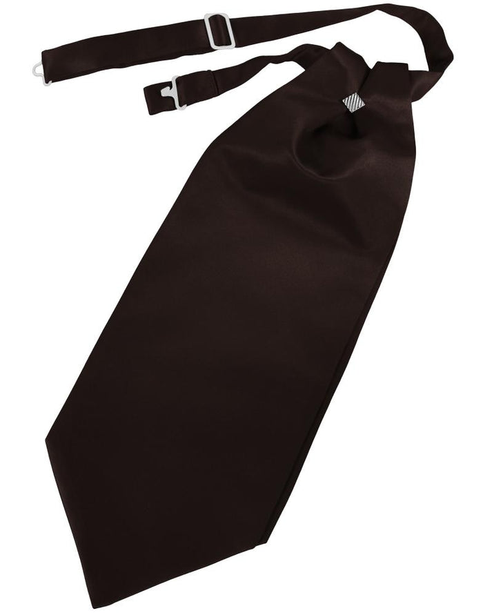 Truffle Solid Satin Kids Cravat Cardi