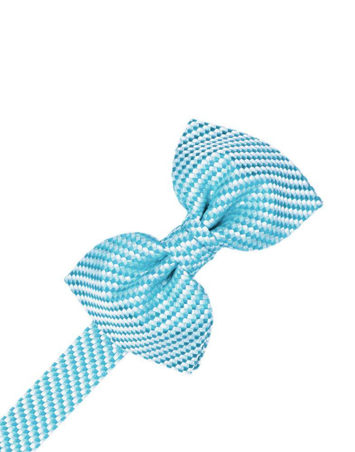 Turquoise Venetian Bow Tie Cardi