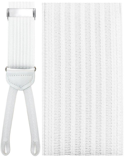 Umbria White Suspenders by Cardi