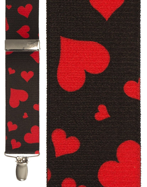 Valentine Hearts Suspenders by Cardi