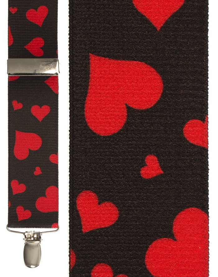 Valentine Hearts Suspenders by Cardi