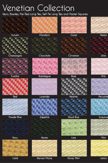 Venetian Swatch Card by Cardi