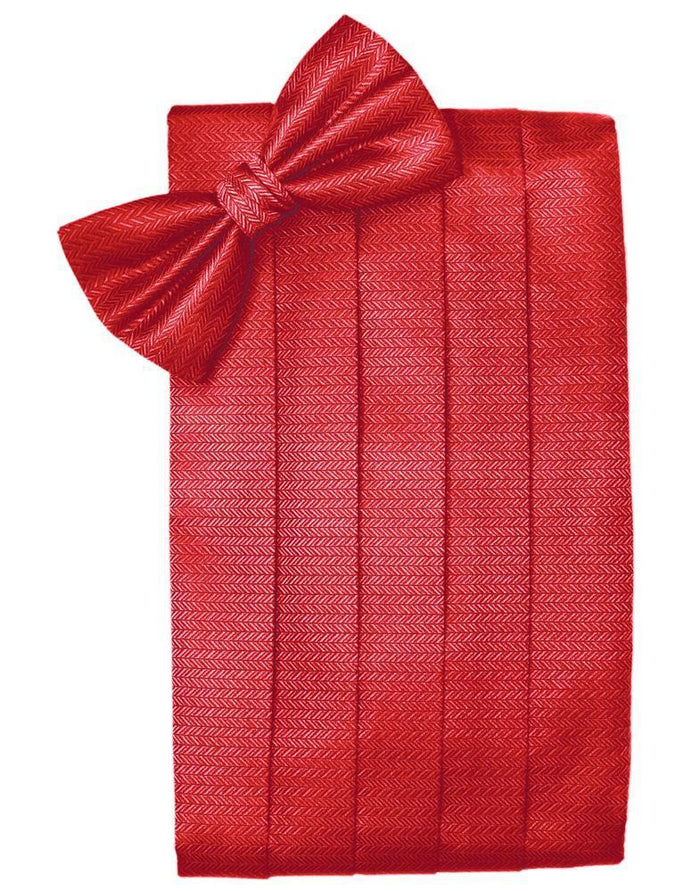 Watermelon Herringbone Kids Cummerbund by Cardi