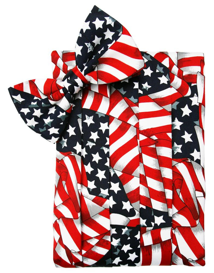 Waving Flags Cummerbund by Cardi