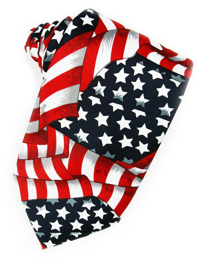 Waving Flags Necktie by Cardi