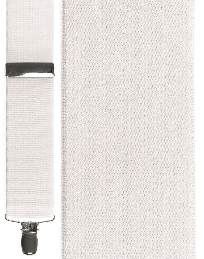 White Bostonian Suspenders Cardi