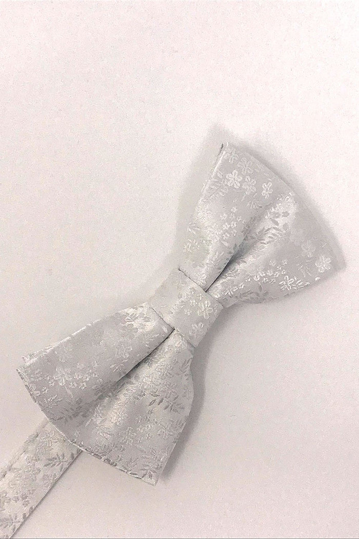 White Enchantment Kids Bow Tie Cardi
