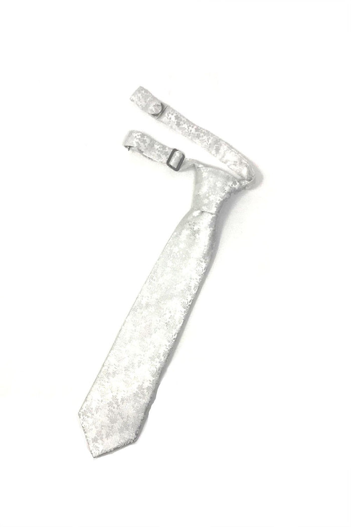 White Enchantment Kids Necktie by Cardi