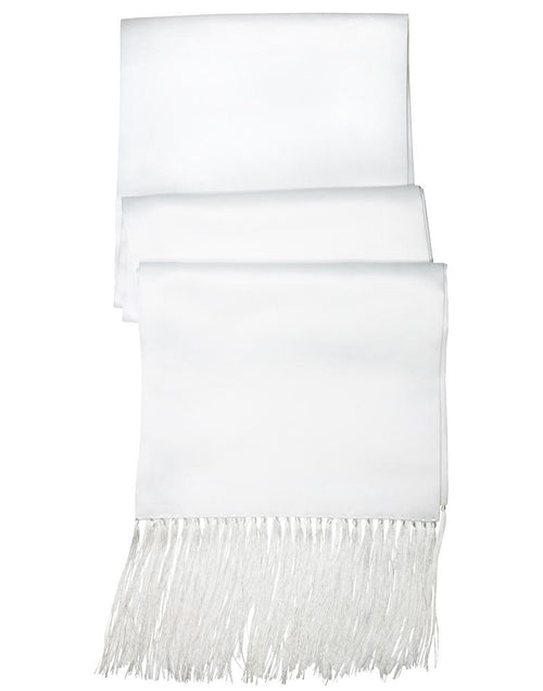 White Luxury Satin Tuxedo Scarf Cardi