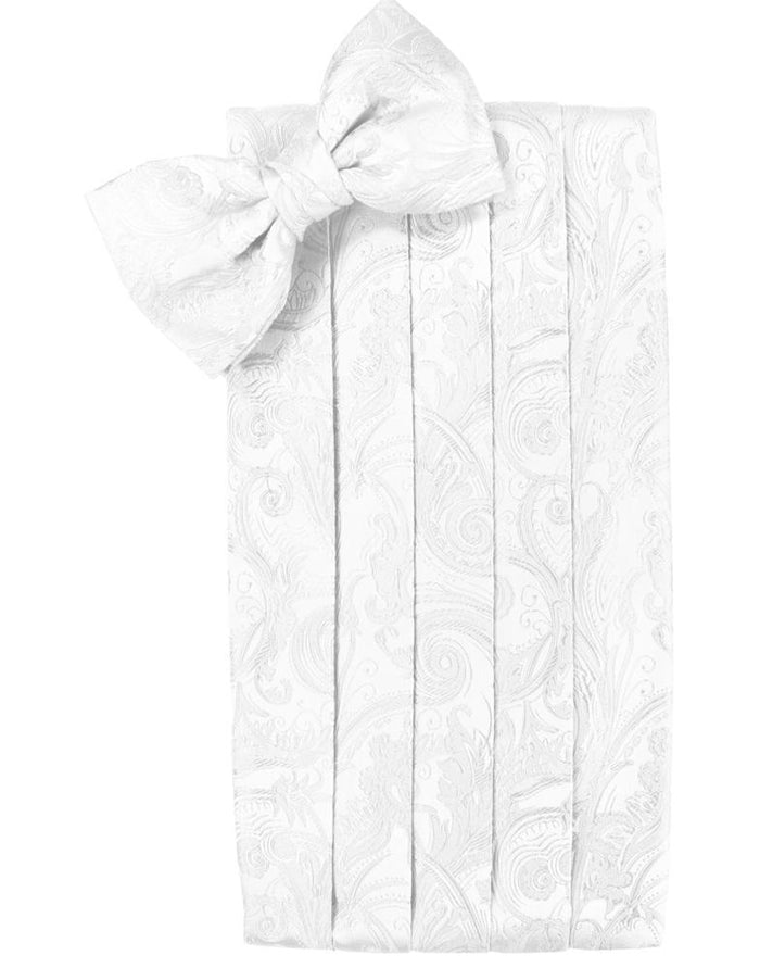 White Tapestry Kids Cummerbund Cardi