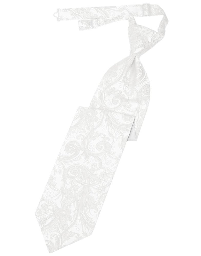 White Tapestry Kids Necktie Cardi