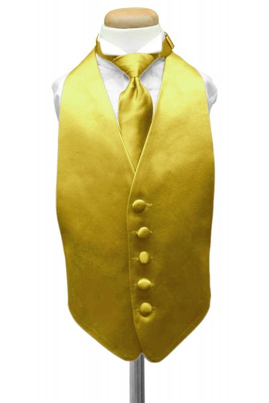 Willow Luxury Satin Kids Tuxedo Vest Cardi