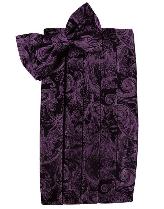 Wine Tapestry Kids Cummerbund Cardi