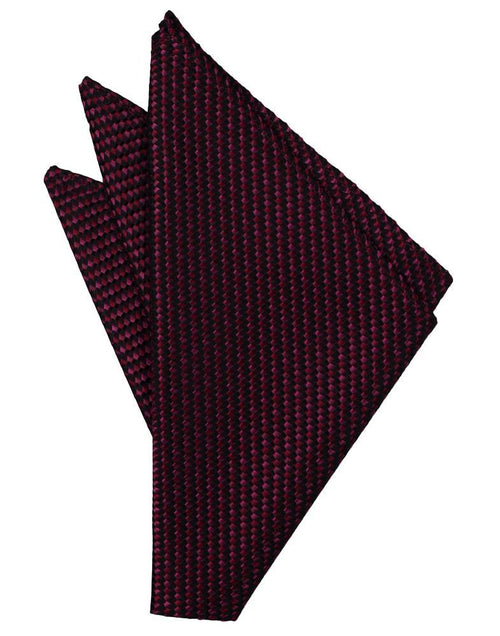 Wine Venetian Pocket Square Cardi