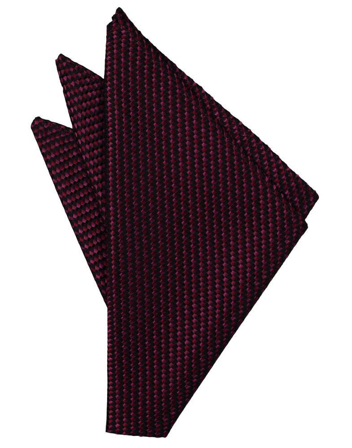 Wine Venetian Pocket Square Cardi