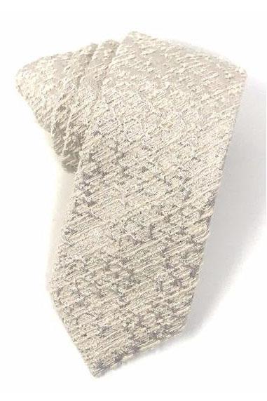 Winter White Laurent Necktie Cardi