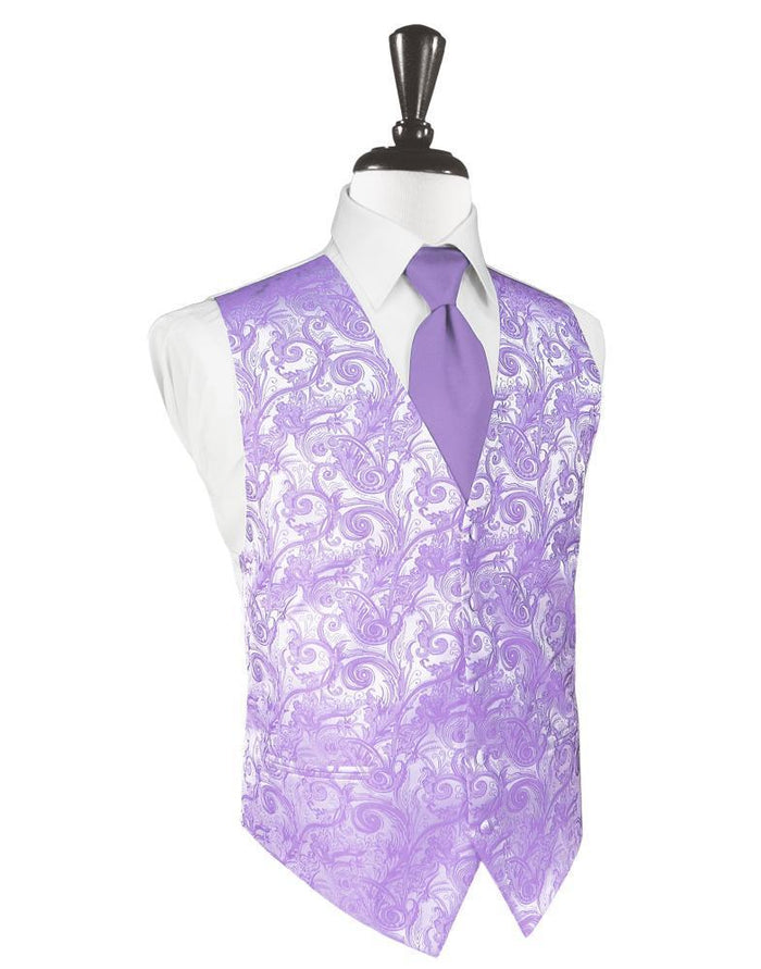 Wisteria Tapestry Tuxedo Vest by Cardi