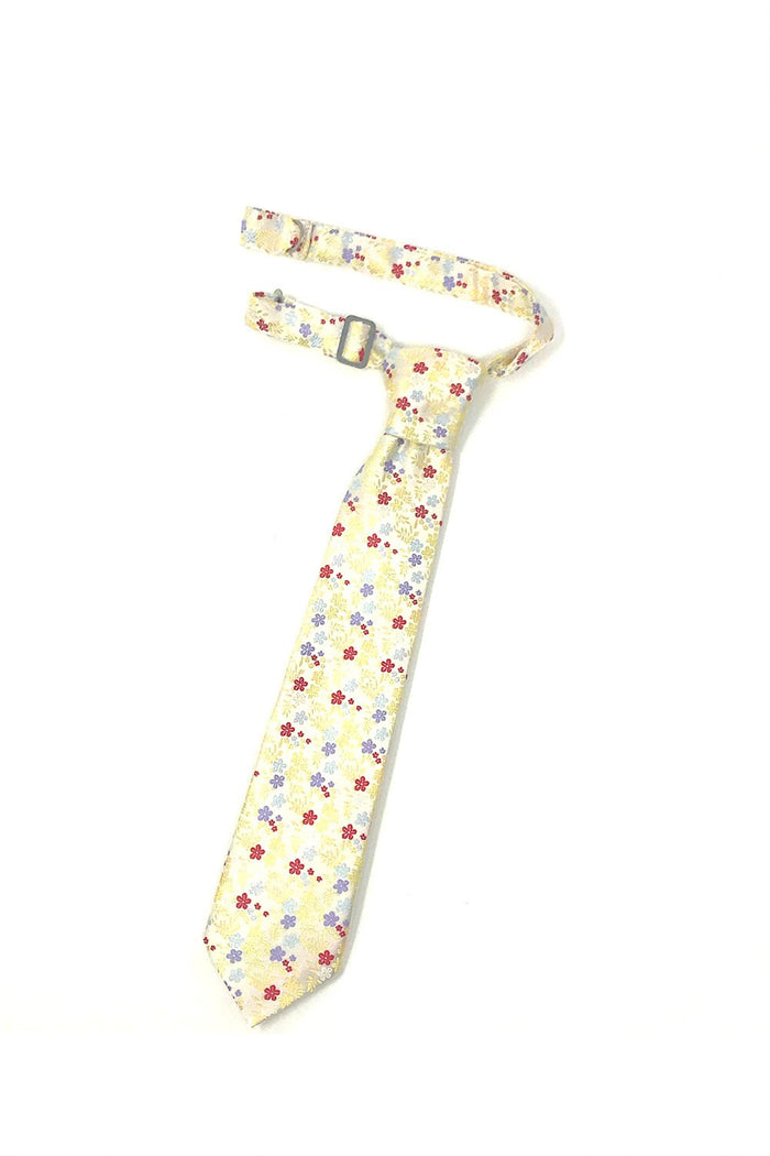 Yellow Enchantment Kids Necktie by Cardi
