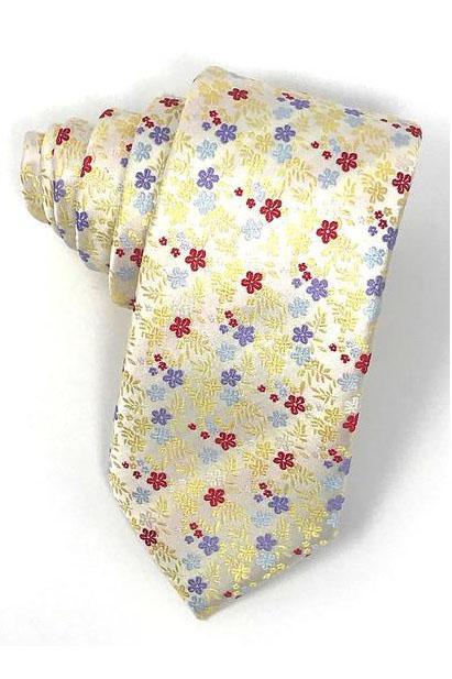 Yellow Enchantment Necktie by Cardi