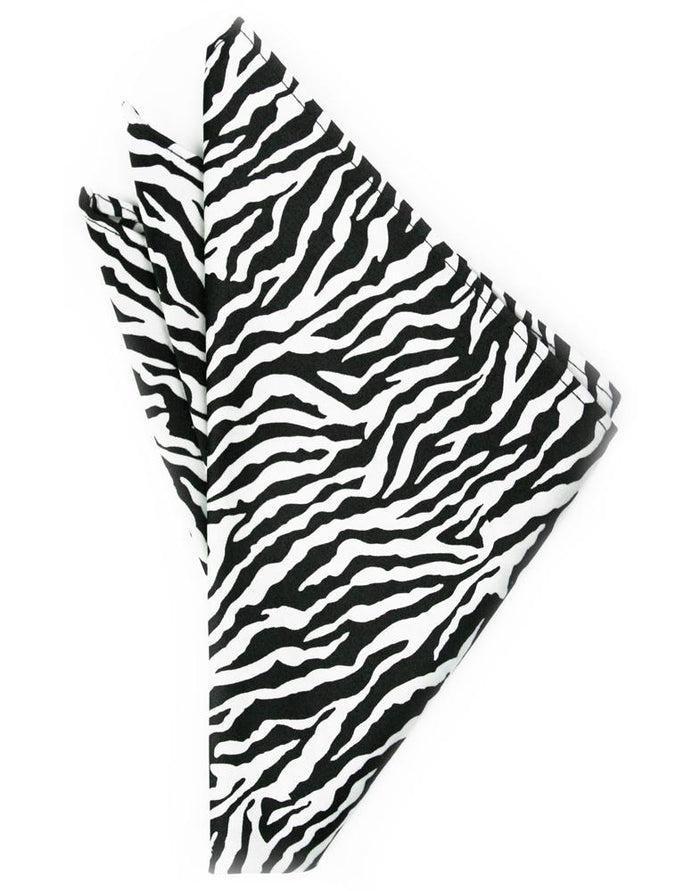 Zebra Pocket Square Cardi