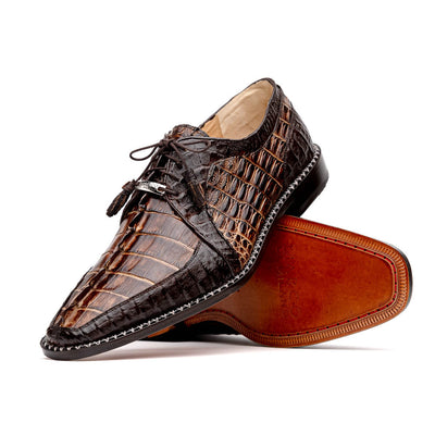 Marco Di Milano Caribe Rustic Orix Brown Leather Loafer