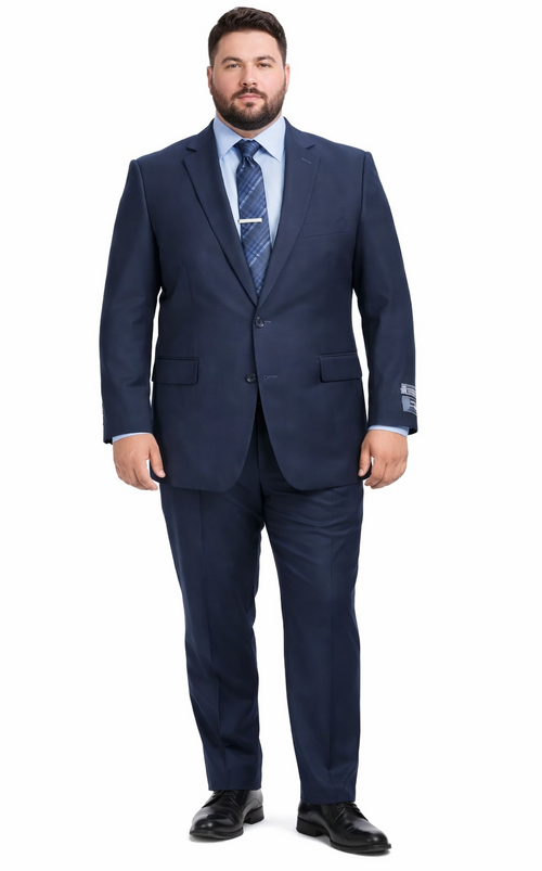 Carlo Lusso French Blue Two-button Suit
