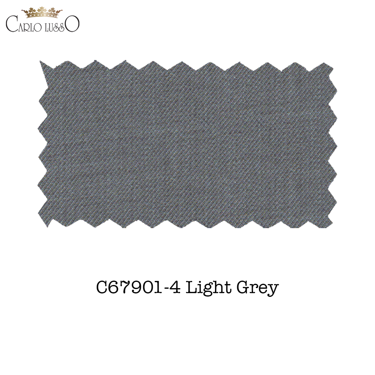 Carlo Lusso Medium Gray Two-button Poly Blend Suit by Usamensoutlet