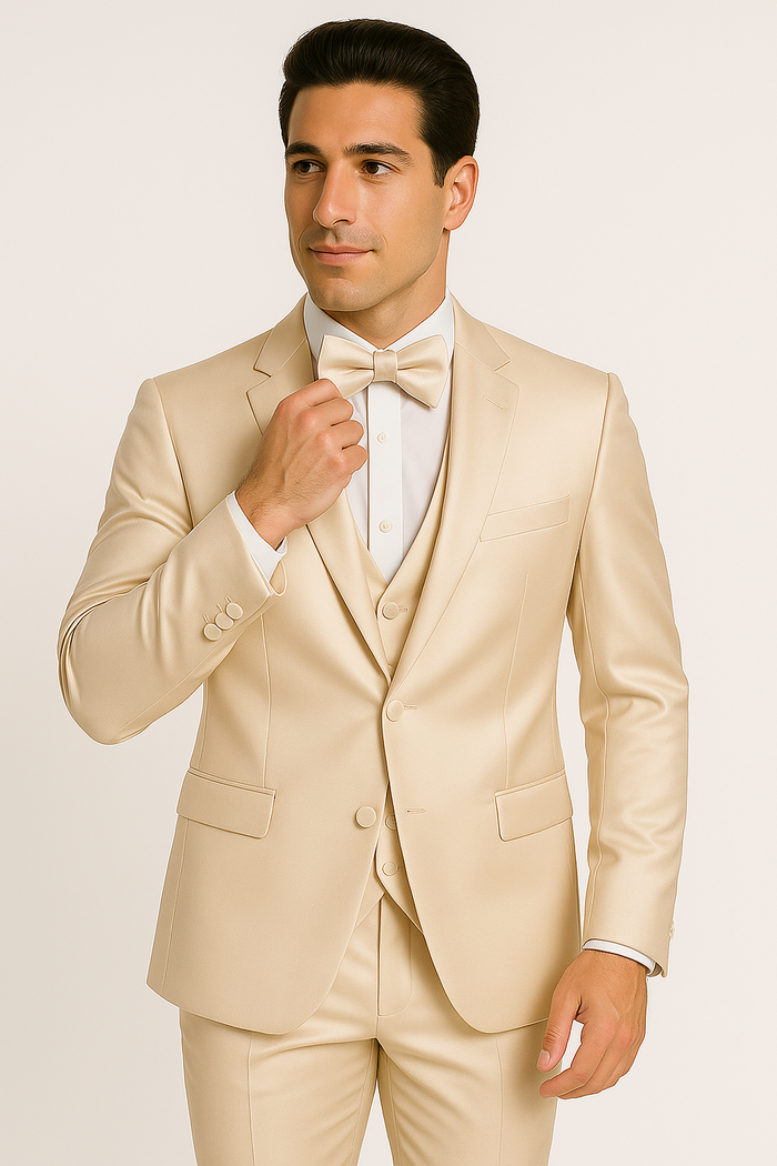 The Champagne 4pc tuxedo collection