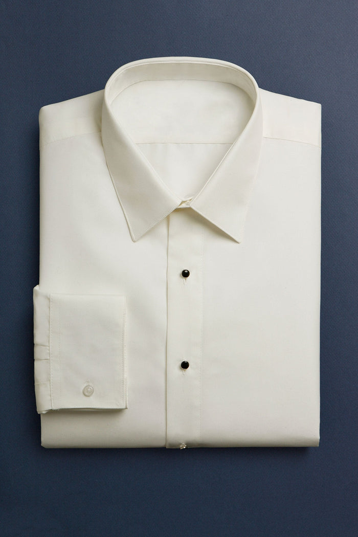 Como Ivory Laydown Tuxedo Shirt Classic Collection