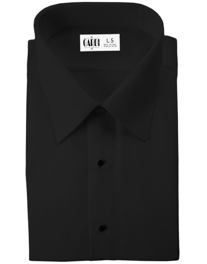 Como Kids Black Laydown Tuxedo Shirt Classic Collection