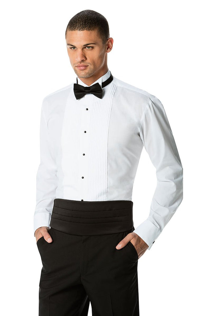 Franco White Wingtip Tuxedo Shirt Classic Collection