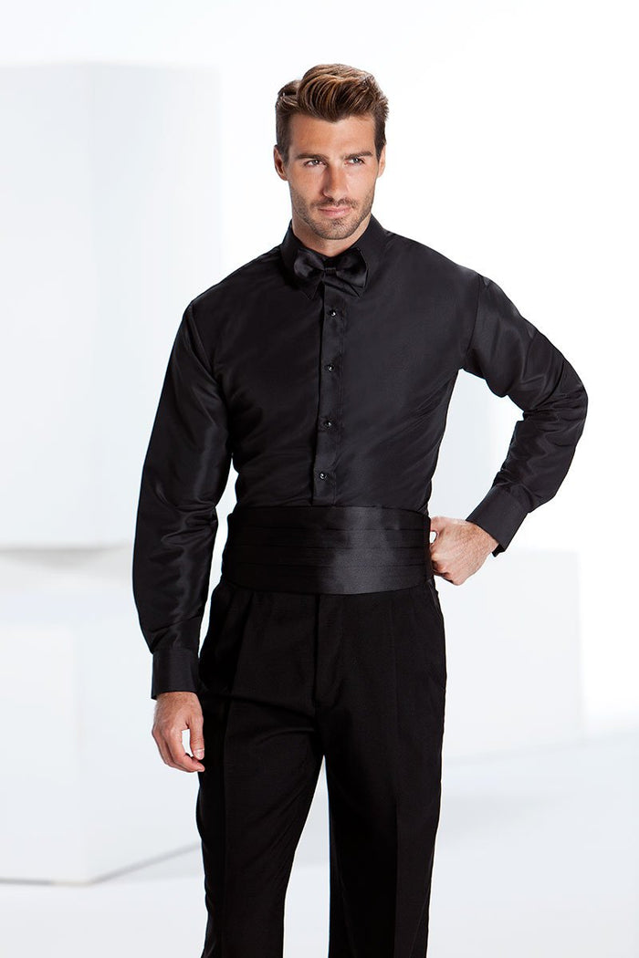 Lido Black Laydown Tuxedo Shirt Classic Collection