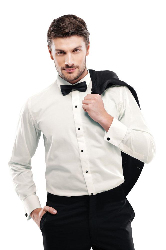 Lido Ivory Laydown Tuxedo Shirt Classic Collection