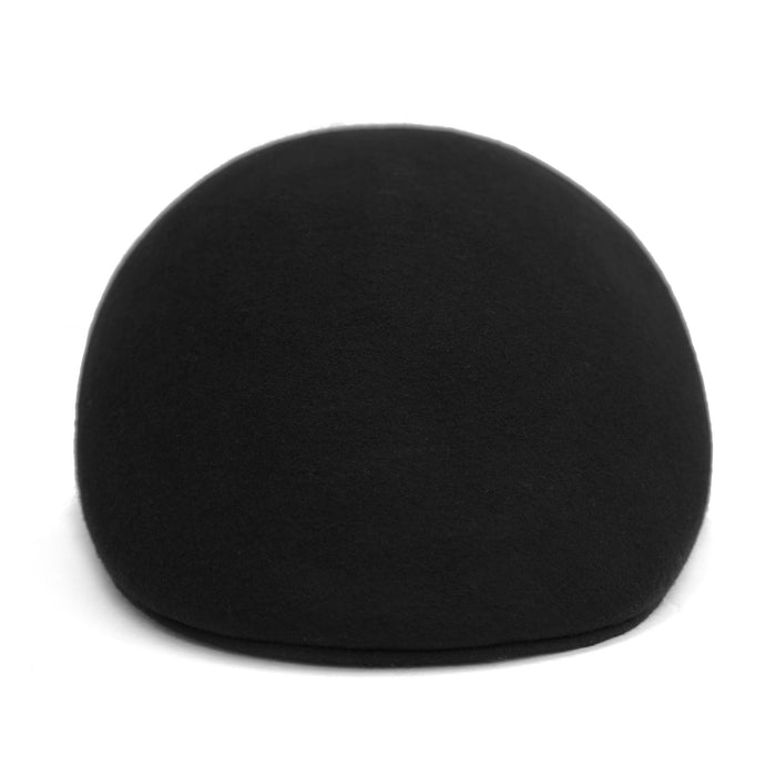 Black Premium Wool English Hat by Ferrecci