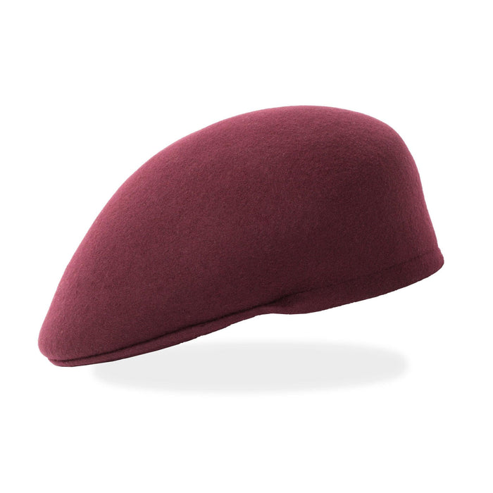 Burgundy Premium Wool English Hat by Ferrecci