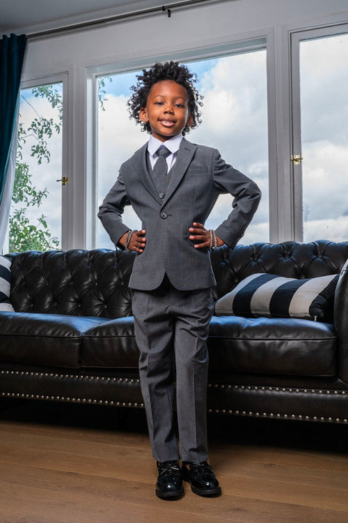 Luxor Kids Giza Charcoal Suit 5-Piece Set
