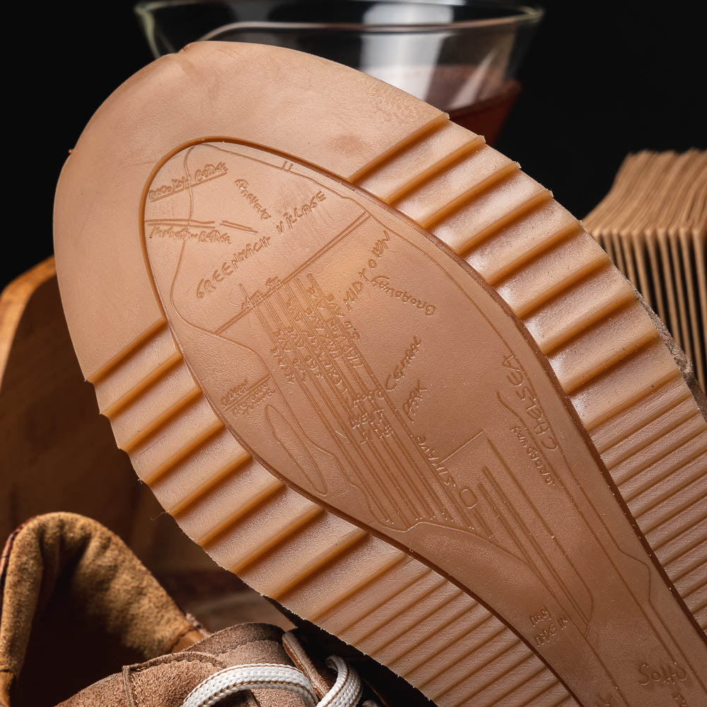 Zelli Costa Burnished Suede and Crocodile Sneakers in Brown