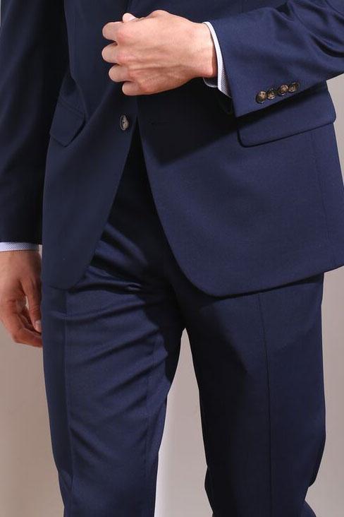Monte Navy Plain Front Pants Couture 1910