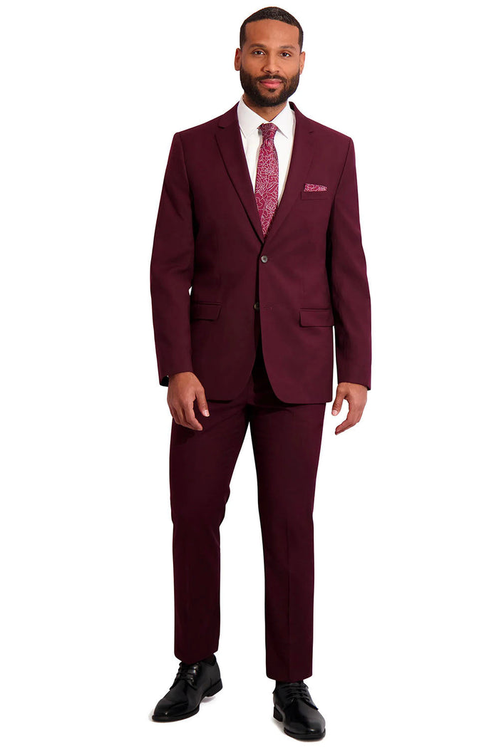 Athens Burgundy Suit Jacket (Separates) by Couture 1910