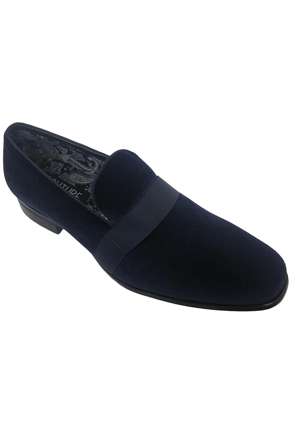 "Lincoln" Navy Couture 1910 Tuxedo Shoes – SuitUSA