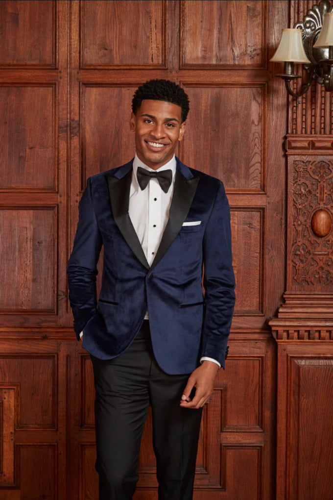 Carlton Navy Velvet Jacket (Separates) Couture 1910