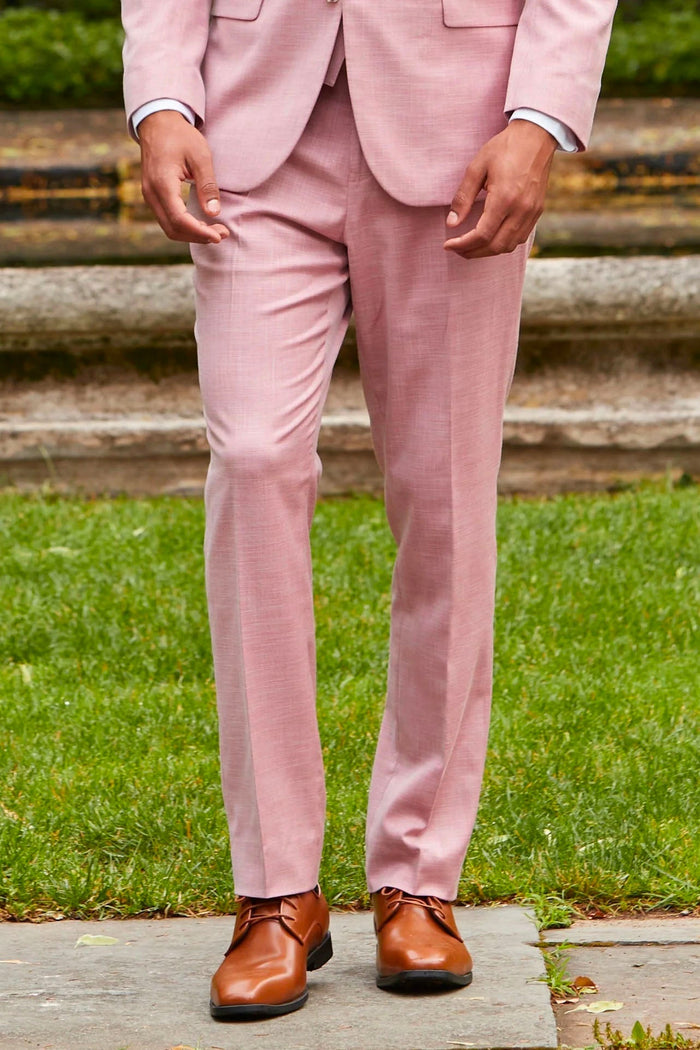 Sharkskin Rose Plain Front Pants Couture 1910