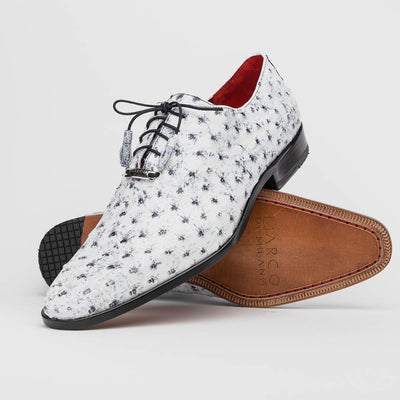 Marco Di Milano Criss Newspaper Leather Loafers