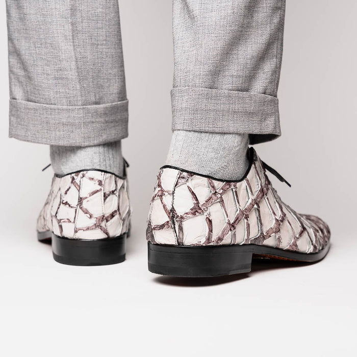 Marco_Di_Milano Olivieri Newspaper Luxury Leather Loafers
