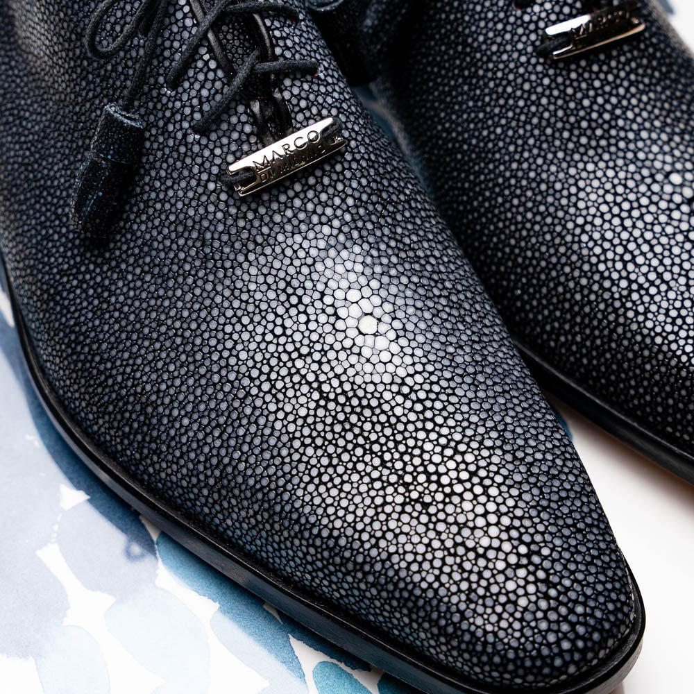 Marco Di Milano Pannuci Black Leather Oxford