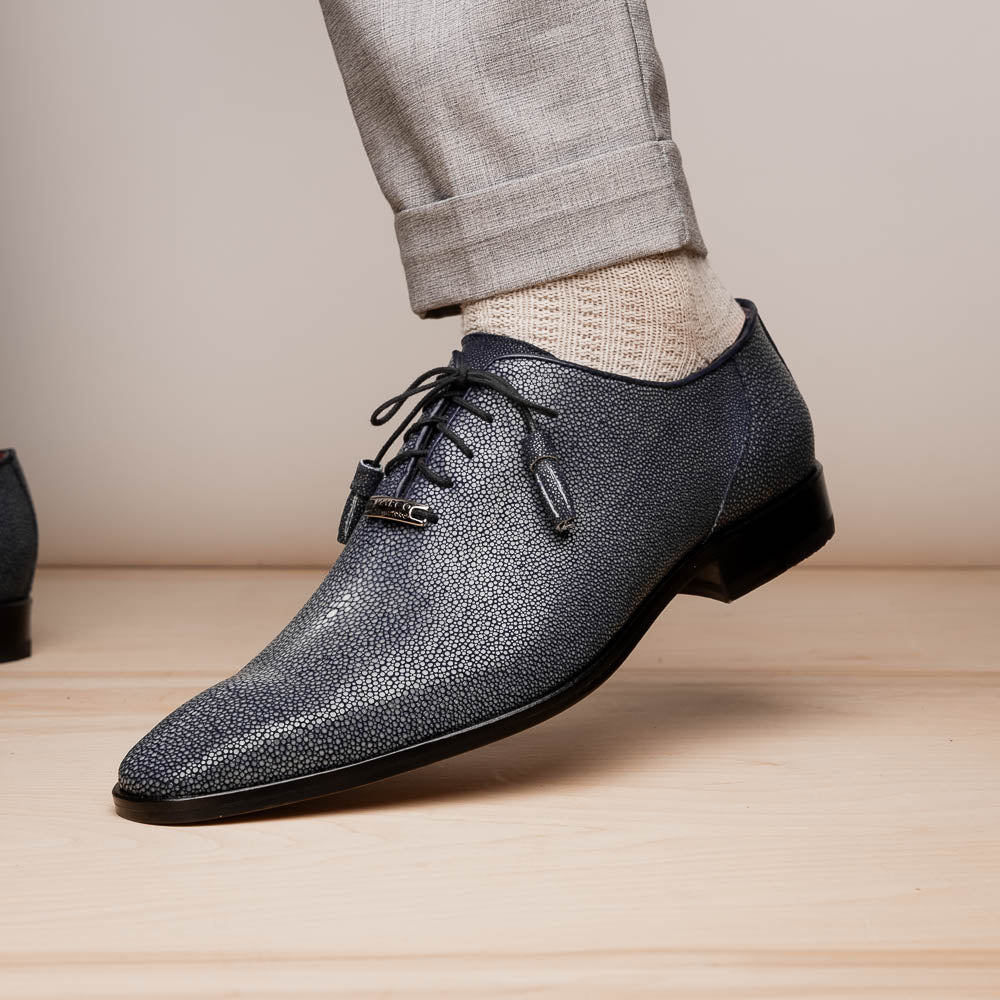 Marco Di Milano Pannuci Black Leather Oxford