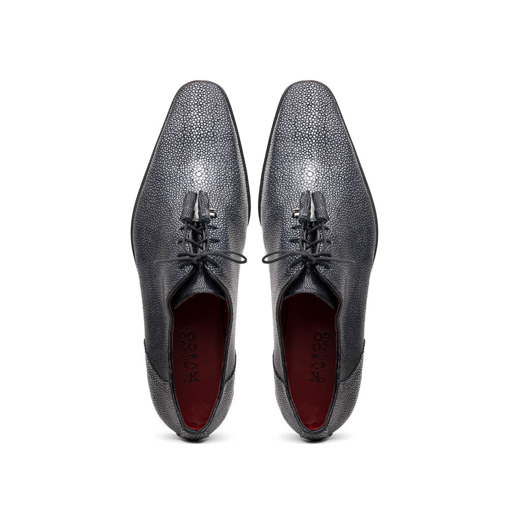 Marco Di Milano Pannuci Black Leather Oxford