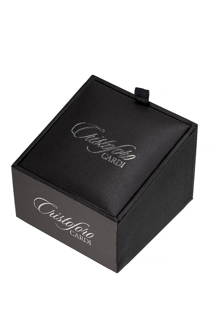Fleur de Lis Gold Studs and Cufflinks Set