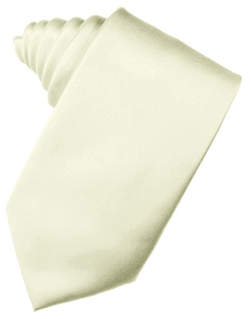 Ivory Noble Silk Necktie by Cristoforo Cardi